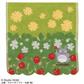 Mini Towel Totoro Flowers & Stawberries 25x25 cm - My Neighbor Totoro