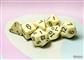 Opaque Pastel Yellow/black Polyhedral 7-Dice Set