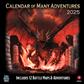 Calendar of Many Adventures 2025 - EN
