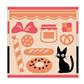Mini Towel Jiji's Bakery 25x25 cm - Kiki's Delivery Service