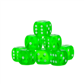 Warlord Games Dice - Emerald D6 Dice - 15mm (8)