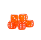 Warlord Games Dice - Fire Opel D6 Dice - 15mm (8)