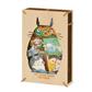 Paper Theater Wood Style Silhouette Big Totoro - My Neighbor Totoro