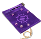 ENHANCE Roll on a Scroll™ Dice Rolling Mat & 7pc Acrylic Dice Set Purple