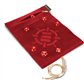 ENHANCE Roll on a Scroll™ Dice Rolling Mat & 7pc Acrylic Dice Set Red
