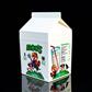 Seize the Bean: Milk Carton Deck Box (White)