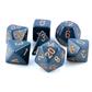 Chessex Opaque Polyhedral 7-Die Sets - Dusty Blue w/gold