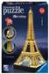 Ravensburger 3D Puzzle - Eiffelturm bei Nacht - 216pc - DE/EN