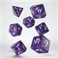 Classic RPG Lavender & white Dice Set (7)