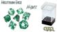 Neutron Dice Mint (7 Dice Set)