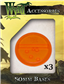Wyrd Games - Orange 50mm Translucent Bases (3 pack)