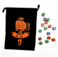 Dungeon Degenerates: Dice Bag and Dice