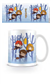 Pyramid Everyday Mugs - Harry Potter (Harry Ron Hermione Flying Chibi)