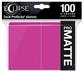 UP - Eclipse Matte Standard Sleeves: Hot Pink (100 Sleeves)