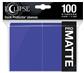 UP - Eclipse Matte Standard Sleeves: Royal Purple (100 Sleeves)