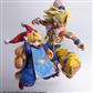 TRIALS OF MANA BRING ARTS ACTION FIGURE - KEVIN & CHARLOTTE