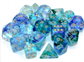 Chessex 7 Die Sets - Nebula TM Oceanic/gold Luminary 7-Die Set