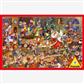Puzzle: Christmas Chaos (1000 Teile)