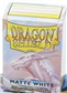Dragon Shield Standard Sleeves - Matte White (100 Sleeves)