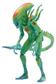 Avp Thermal Vision Alien Warrior Px 1/18 Scale Fig