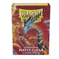 Dragon Shield Japanese Size Matte Clear Outer Sleeves - Clear Cosmere (60 Sleeves)