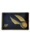 Golden Snitch Harry Potter Black and Gold 80 x 125 indoor mat