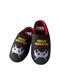 Space Invaders Rubber Sole Mule Slippers Blk Red Mens (42-45)