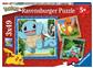 Ravensburger Kinderpuzzles Pokémon: Glumanda, Bisasam und Schiggy 3x49 pcs