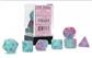 Gemini Polyhedral Gel Green-Pink/blue Luminary 7-Die Set