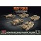 Flames Of War - Panther (late 7.5cm) / Jagdpanther (8.8cm) Platoon (5x Plastic) - EN