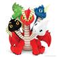 KidRobot - Dungeons & Dragons: 16" Tiamat Plush by Kidrobot