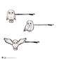 Set of 3 Hairclips Hedwig - Harry Potter