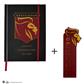 Hard Cover Notebook and Bookmark - Gryffindor Crest