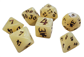 Munchkin Polyhedral Dice (7) Tan/Brown