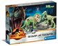 Clementoni Jurassic World 3 - Ausgrabungs-Set Triceratops & Velociraptor - DE/IT/EN/FR