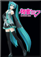 Hatsune Miku on Black 