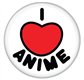 I Heart Anime Button 