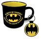 Pyramid Gift Set (Campfire Mug and Keychain) - Batman (Always Be Yourself Unless You Can Be Batman)