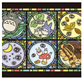 Stained glass Jigsaw Puzzle 208P Totoro and his friends My Neighbor Totoro