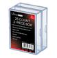 UP - 2-Piece Storage Box - for 25 Cards - Clear (2 Boxes)