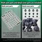 30MM 1/144 Option Parts Set 12 (Hand Parts /Multi-Joint)