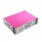 Gamegenic - Magnetic Dice Tray Rectangular Black/Pink