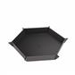 Gamegenic - Magnetic Dice Tray Hexagonal Black/Gray