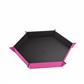 Gamegenic - Magnetic Dice Tray Hexagonal Black/Pink